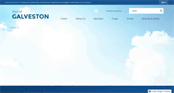 Desktop Screenshot of portofgalveston.com
