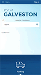 Mobile Screenshot of portofgalveston.com